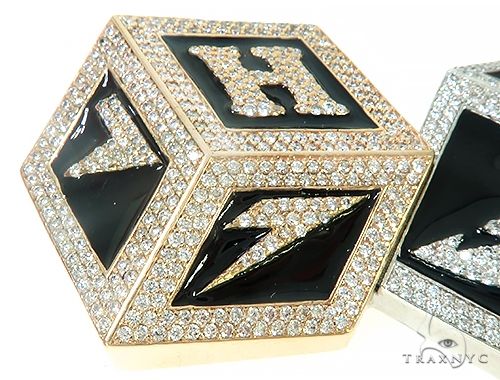 Custom Made Diamond 3 Blocks 730 Pendant 65784 - Image 6