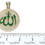 Custom Made Diamond Allah Islam Pendant 65486 - Image 7