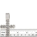 Custom Made Diamond Cuban Link Cross Pendant 67059 - Image 5