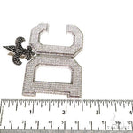 Custom Made Diamond \\'DC\\' Pendant 67818 - Image 6