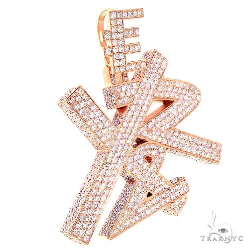 Custom Made Diamond 'EY&2' Pendant 67182 - Image 2