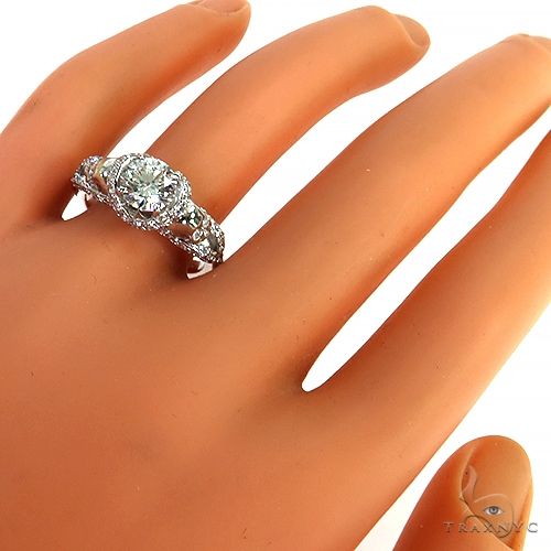 Custom Made Skull Diamond Engagement Ring 68536 - Image 7
