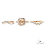 Custom Made Diamond Engagement Ring Set 67171 - Image 3