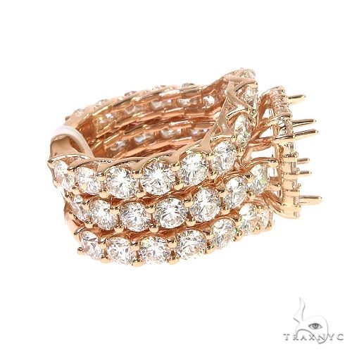 Custom Made Diamond Engagement Ring Set 67171 - Image 4