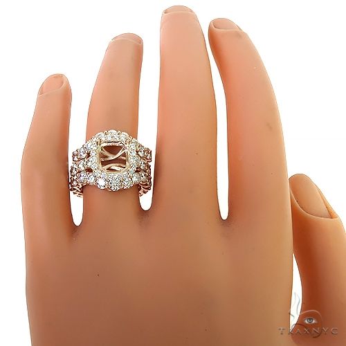 Custom Made Diamond Engagement Ring Set 67171 - Image 7