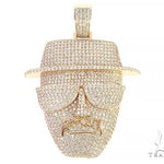 Custom Made Diamond Face Pendant 65669 - Image 1