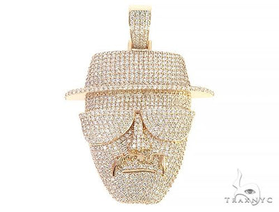 Custom Made Diamond Face Pendant 65669 - Image 1