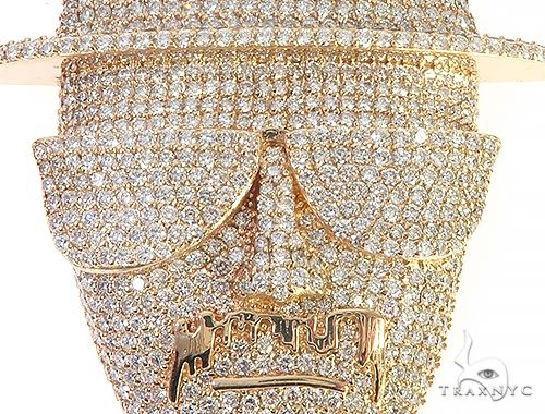 Custom Made Diamond Face Pendant 65669 | TraxNYC