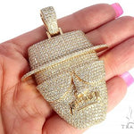 Custom Made Diamond Face Pendant 65669 - Image 6