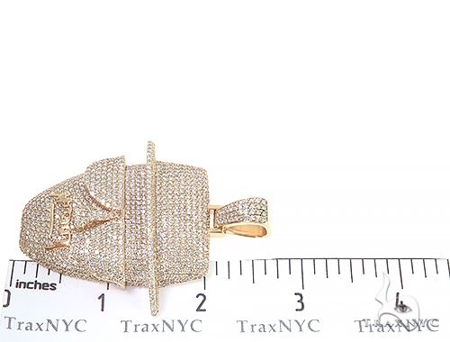 Custom Made Diamond Face Pendant 65669 - Image 7