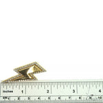 Custom Made Diamond Gold Plated Silver Lightning Pendant 66532 - Image 6