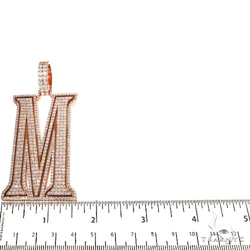 Custom Made Diamond Initial Pendant 67865 - Image 5