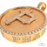 Custom Made Diamond Initial Pendant 67889 - Image 4