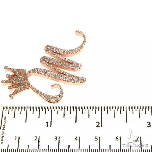 Custom Made Diamond Initial Pendant 68191 - Image 7