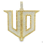 Custom Made Diamond Initial Pendant 70884 - Image 1