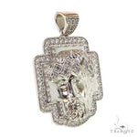 Custom Made Diamond Jesus Pendant 68815 - Image 2