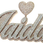 Custom Made Diamond Name Pendant 68821 - Image 3