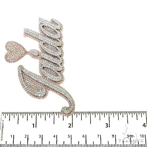 Custom Made Diamond Name Pendant 68821 - Image 6