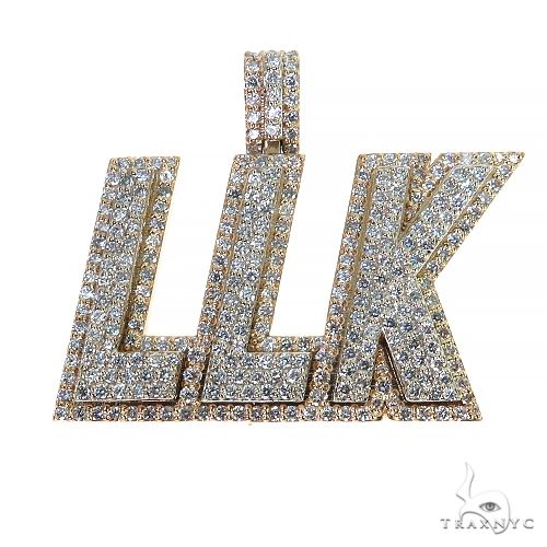Custom Made Diamond LLK Pendant 67964 - Image 1