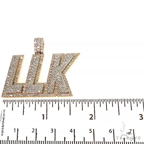 Custom Made Diamond LLK Pendant 67964 - Image 5