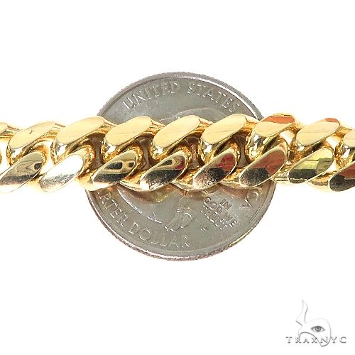 14K Gold miami cuban chain, 9 mm, photo 5 of 5