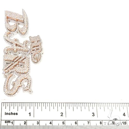 Custom Made Diamond Logo Pendant 66780 - Image 5