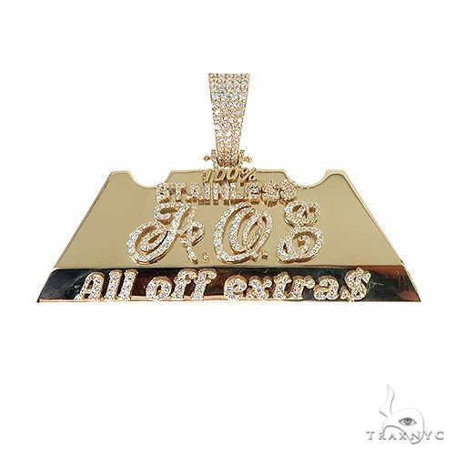 Custom Made Diamond Logo Pendant 66980 - Image 2