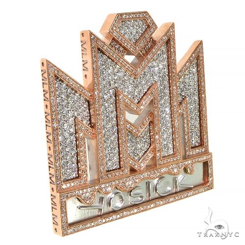 Custom Made Diamond Logo Pendant 68366 - Image 2
