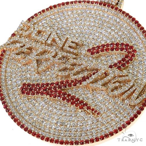 Custom Made Diamond Logo Pendant 68665 - Image 3