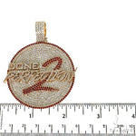 Custom Made Diamond Logo Pendant 68665 - Image 5