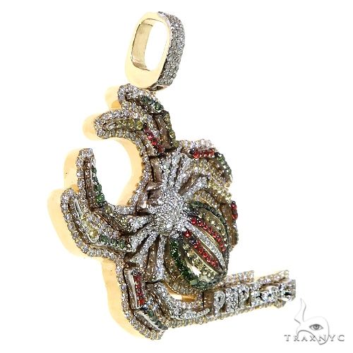 Custom Made Diamond Logo Pendant 68785 - Image 2