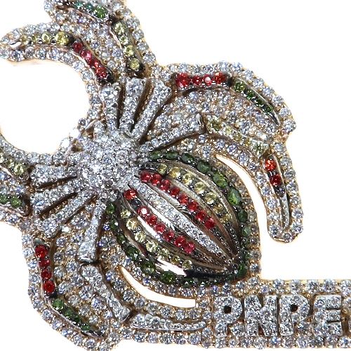 Custom Made Diamond Logo Pendant 68785 - Image 3