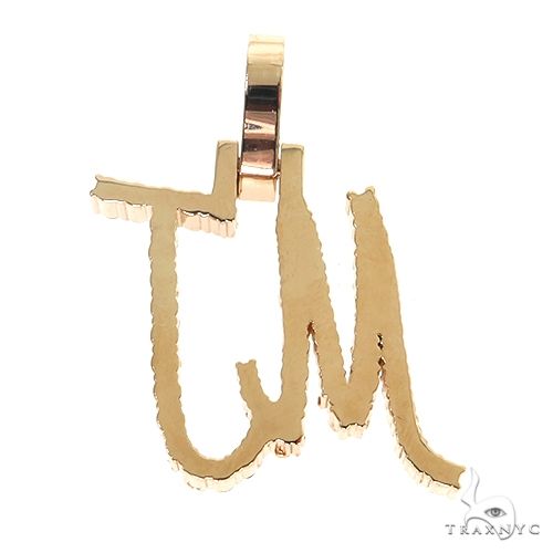 Custom Made Diamond \\\\\\'MJ\\\\\\' Diamond Name Pendant 67500 - Image 4