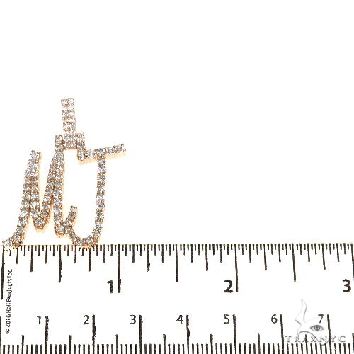 Custom Made Diamond \\\\\\'MJ\\\\\\' Diamond Name Pendant 67500 - Image 5