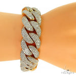 Custom Made Diamond Miami Cuban Bracelet 8.75 Inches   68711 - Image 7