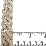 Custom Made Diamond Miami Cuban Bracelet 8.75 Inches   68711 - Image 8