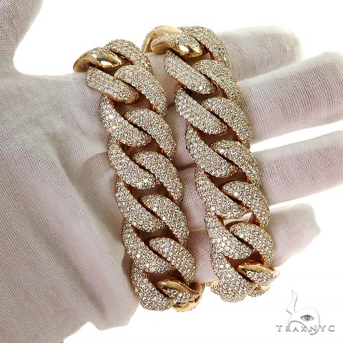 14K Gold miami cuban chain, 20.5 mm, photo 2 of 10