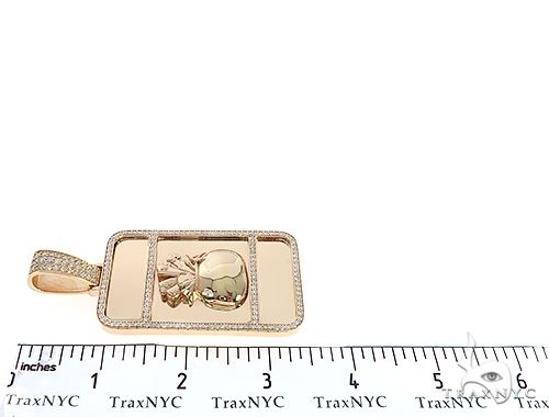 Custom Made Diamond Money Bag Pendant 65480 - Image 7