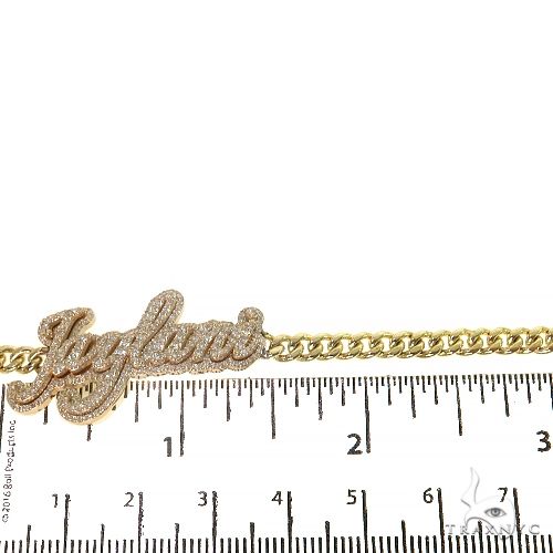 Custom Made Diamond Name Bracelet 68492 - Image 6