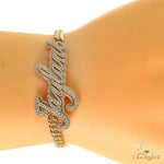 Custom Made Diamond Name Bracelet 68492 - Image 7