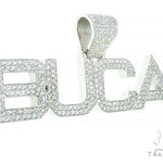 Custom Made Diamond Name Pendant 66072 - Image 2