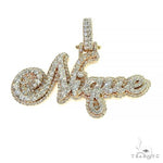 Custom Made Diamond Name Pendant 66598 - Image 1