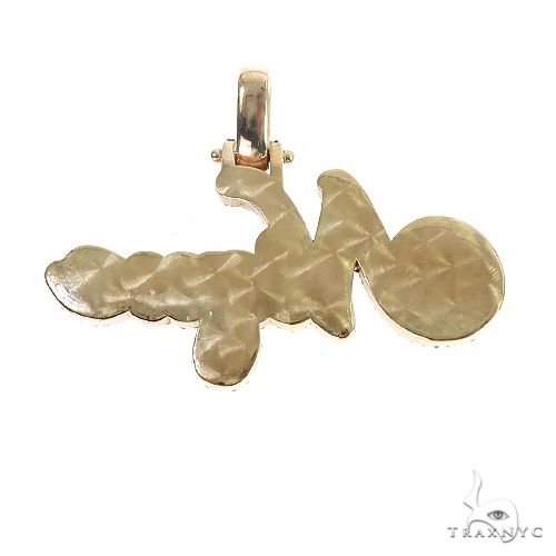 Custom Made Diamond Name Pendant 66598 - Image 3