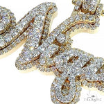 Custom Made Diamond Name Pendant 66598 - Image 4