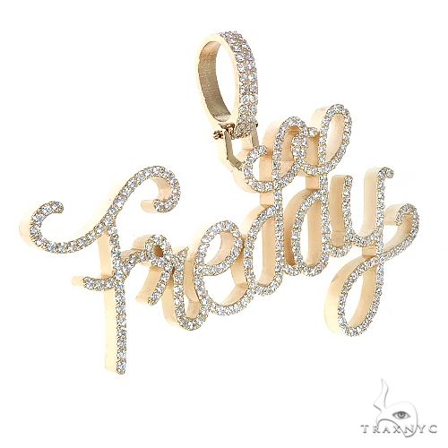 Custom Made Diamond Name Pendant 67076 - Image 2