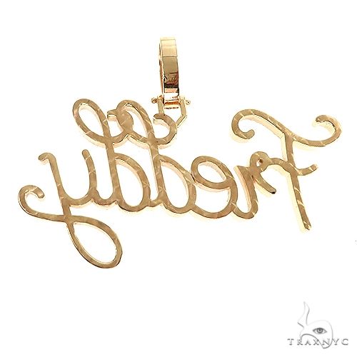 Custom Made Diamond Name Pendant 67076 - Image 4