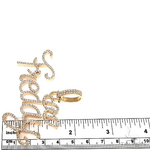 Custom Made Diamond Name Pendant 67076 - Image 6