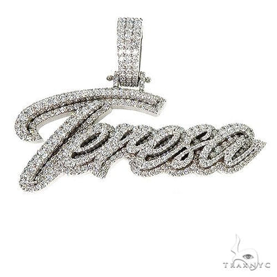 Custom Made Diamond Name Pendant 67078 - Image 1