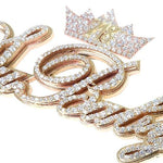 Custom Made Diamond Name Pendant 67094 - Image 3