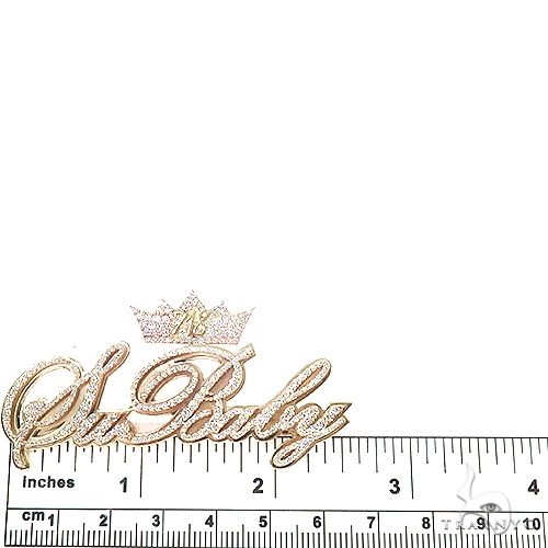 Custom Made Diamond Name Pendant 67094 - Image 5